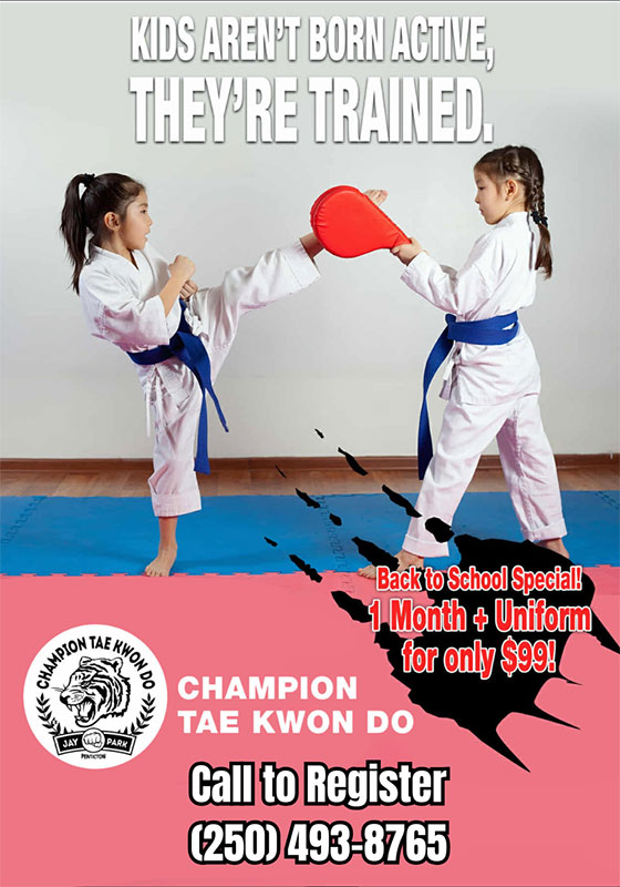 Tae Kwon Do is amazing training for all ages!
